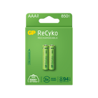 Baterii reincarcabile GP ReCyko AAA 850mAh (R03), ambalaj reciclabil 2pcs