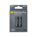 Baterii reincarcabile GP ReCyko Pro AA 2000mAh (R6), ambalaj reciclabil 2pcs