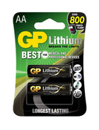 Baterii litiu GP Lithium AA, FR6, 1.5V, blister 2 buc