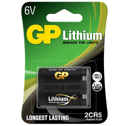 Baterii litiu GP Lithium 2CR5, 6V, blister 1 buc