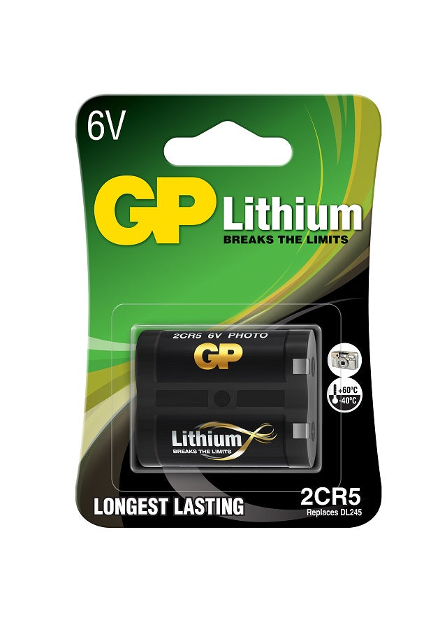 Baterii litiu GP Lithium 2CR5, 6V, blister 1 buc