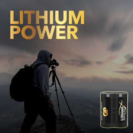 Baterii litiu GP Lithium 2CR5, 6V, blister 1 buc