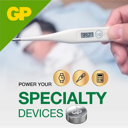 Baterii GP Alkaline  CELL 164, LR60, AG1, 1.5V, blister 10 buc