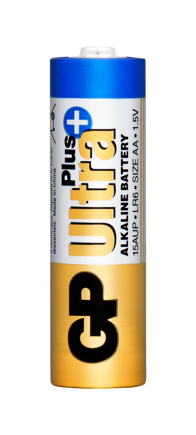 Baterii GP Ultra Plus Alkaline AA (LR6), folie 2pcs