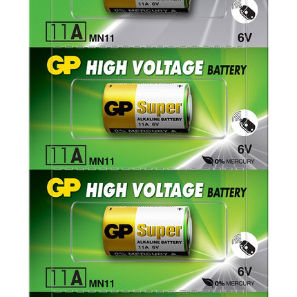 Baterii alcaline GP High Voltage 11A, MN11, 6V, blister 5 buc