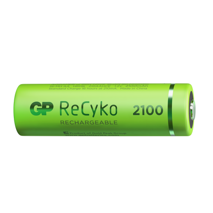 Baterii reincarcabile GP ReCyko AA 2100mAh (R6), ambalaj reciclabil 2pcs
