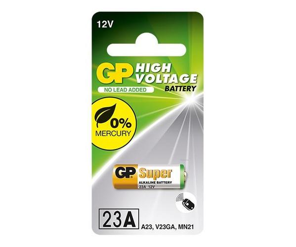 Baterii GP Alkaline High Voltage 23A (MN21), 12V, blister 1pcs