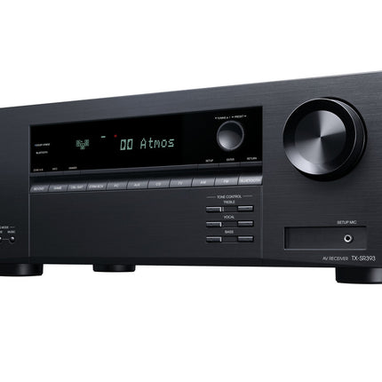 Receiver ONKYO TX-SR393, 5.2 channel, 4K HDR, Dolby Atmos, Bluetooth