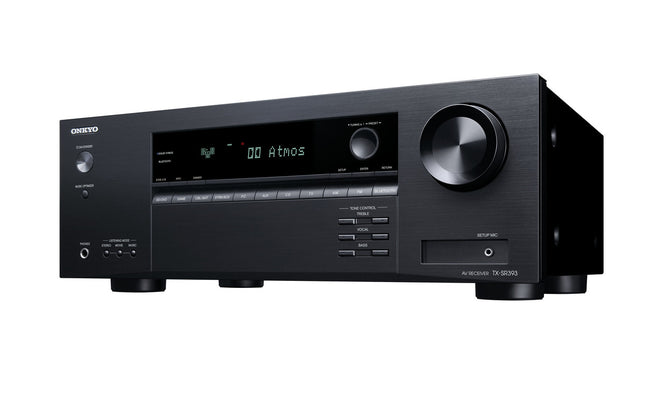 Receiver ONKYO TX-SR393, 5.2 channel, 4K HDR, Dolby Atmos, Bluetooth