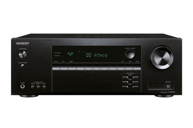 Receiver ONKYO TX-SR393, 5.2 channel, 4K HDR, Dolby Atmos, Bluetooth