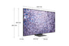 Televizor Samsung Neo QLED 65QN800C, 163 cm, Smart, 8K, Clasa G