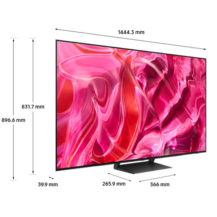 Televizor Samsung OLED 65S90CA, 163 cm, Smart, 4K Ultra HD, Clasa F