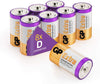 Baterii GP Extra Alkaline D (LR20), 1.5V, 8 pcs