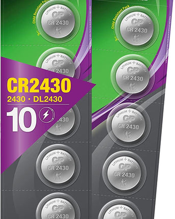 Baterii GP Extra Lithium CR2430 (DL2430), 3.0V, blister 10pcs