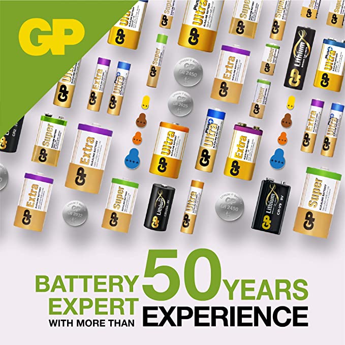 Baterii alcaline GP Extra Alkaline AAAA, LR61, 1.5V, folie 8 buc