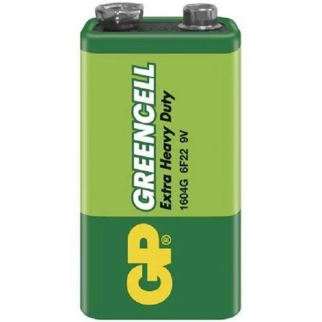 Baterii GP GREENCELL 9V (6F22), folie 1pcs