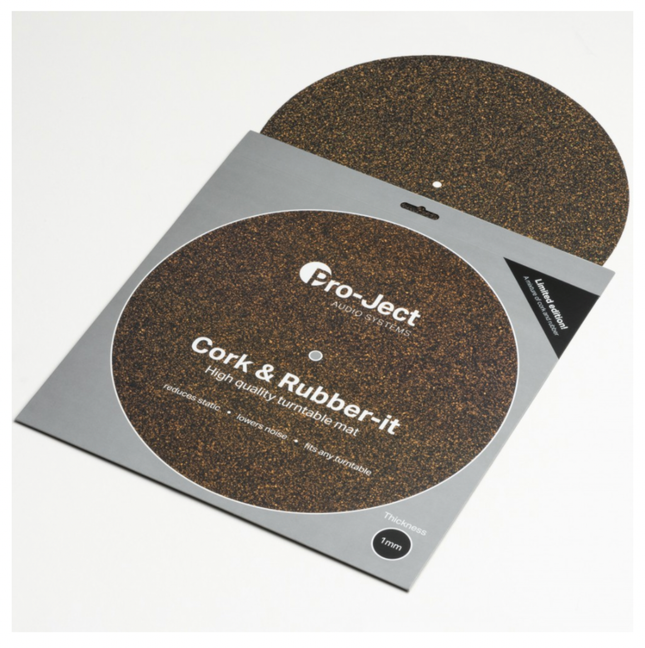 Pro-Ject Cork & Rubber It 3mm - Mat din mix pluta si cauciuc