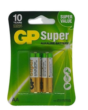 Baterii GP Super Alkaline AA (LR6), blister 2pcs