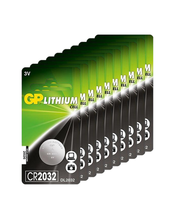 Baterii GP Lithium CELL CR2032 (DL2032), 3.0V, set 10 bucati