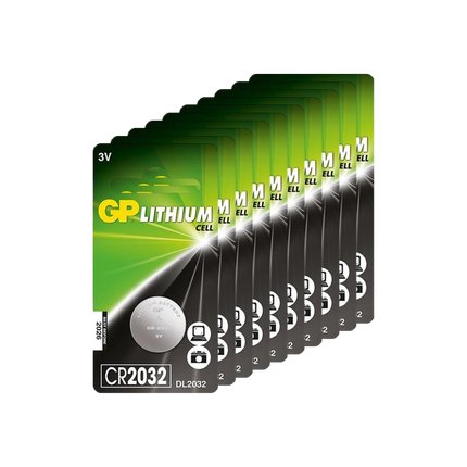 Baterii GP Lithium CELL CR2032 (DL2032), 3.0V, set 10 bucati