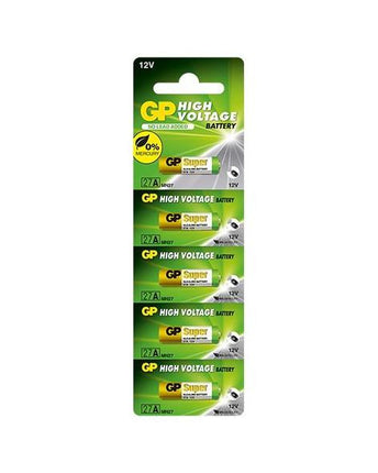 Baterii GP Alkaline High Voltage 27A (MN27), 12V, blister 5pcs