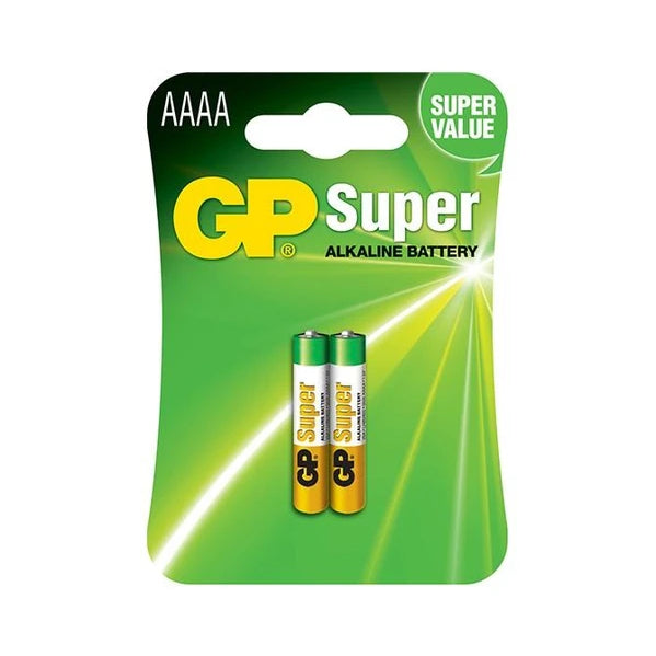 Baterii GP Super Alkaline AAAA (LR61), 1.5V, blister 2pcs