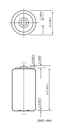Baterii GP Super Alkaline C (LR14), 1.5V, blister 2pcs