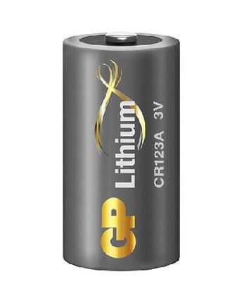 Baterii GP Pro Lithium CR123A, blister 1pcs
