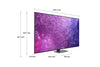 Televizor Samsung Neo QLED 65QN90CA, 163 cm, Smart, 4K Ultra HD, Clasa F