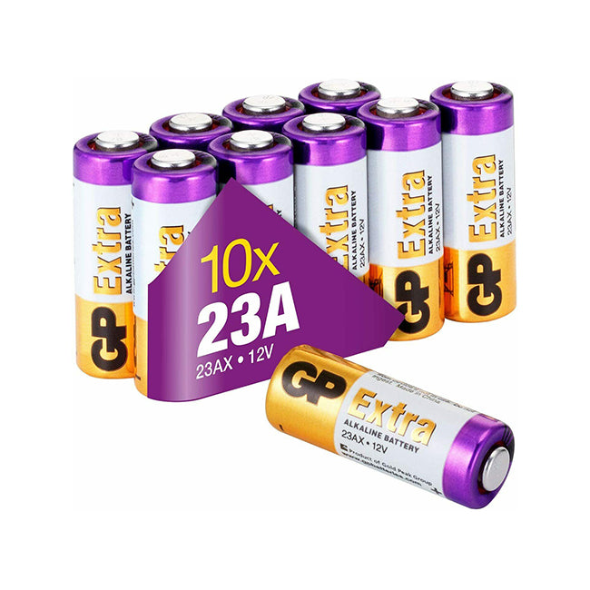 Baterii alcaline GP Extra Alkaline 23A, MN21, 12V, folie 10 buc