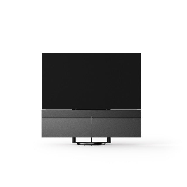 Beovision Harmony 77" Motorised Floor Stand — imagine de ambianță.