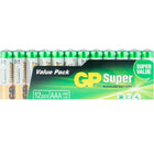 Baterii GP Super Alkaline AAA (LR03), folie 12pcs