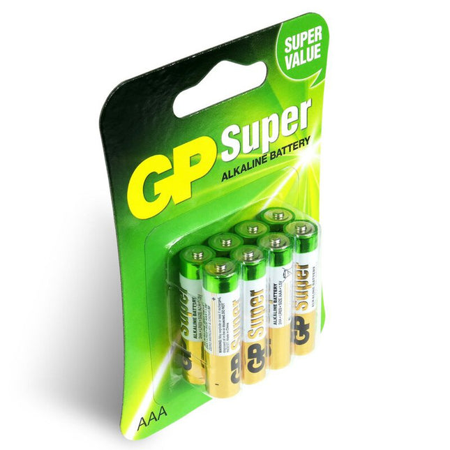 Baterii GP Super Alkaline AAA (LR03), blister 8pcs