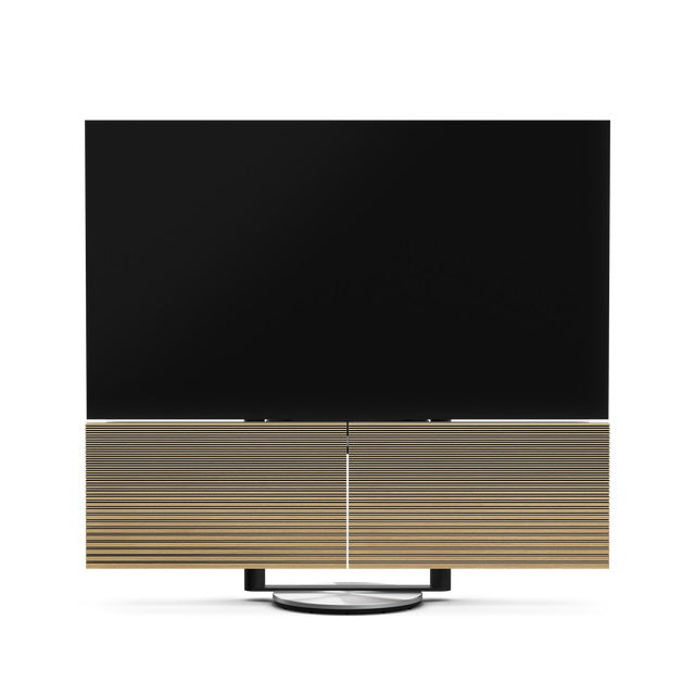 Beovision Harmony 77" Motorised Floor Stand — imagine de ambianță.