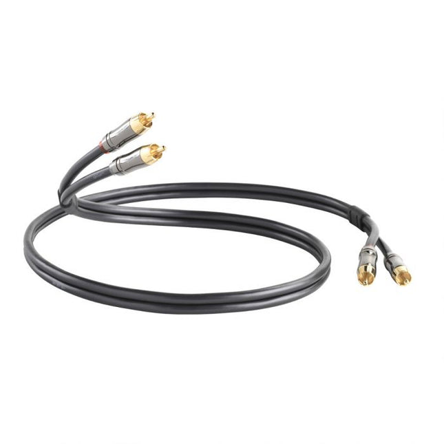 Cablu QED Performance Audio Graphite, 2 x RCA - 2 x RCA