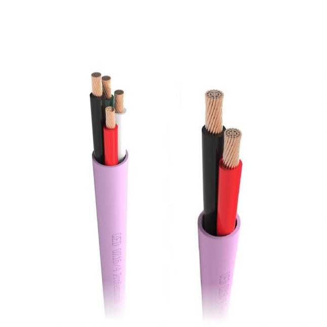 Cablu de boxe QED QX16/4 LSZH Pink